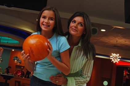 Family-friendly: ten-pin bowling