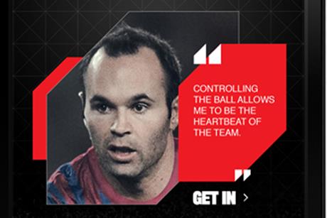 Nike 'Pro-Direct Soccer Zone app' by R/GA London