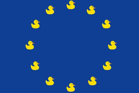 The Financial Times 'ducks' by DDB