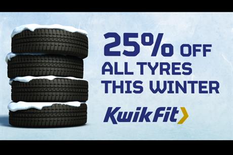 Kwik Fit 'Ice Age tyre promo' by Adam & Eve/DDB