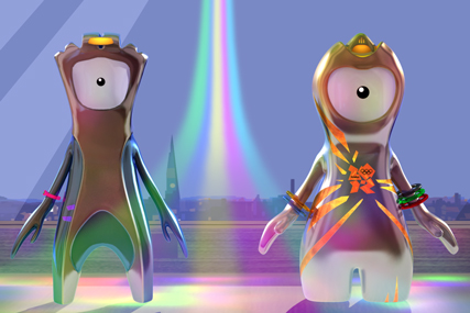 LOCOG 'Wenlock and Mandeville' by Crystal CG International