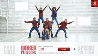 Gap 'holiday cheer' by Crispin, Porter & Bogusky