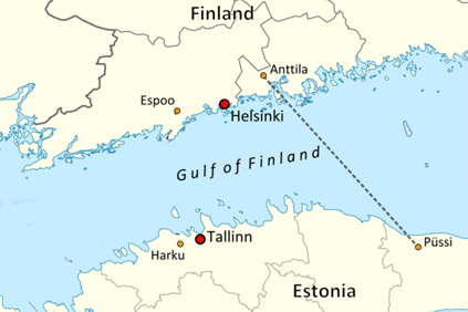The Estlink-2 line between Finland and Estonia is among the projects to be developed 