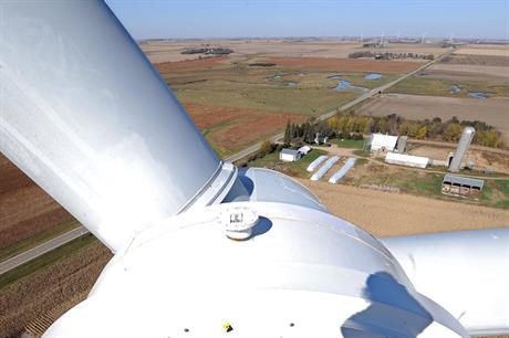 Debut: The 109.5MW Shady Oaks project is the first utility-scale poject in the US to use Chinese turbines