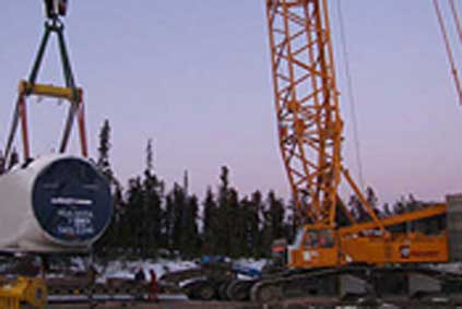 Dokie Wind Project under construction 