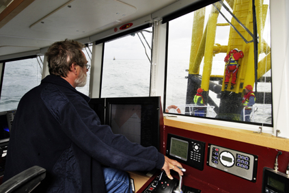 Safe transfer to the offshore turbine is a priority