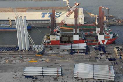 Dunkerque was used in the development of the Thanet offshore wind farm