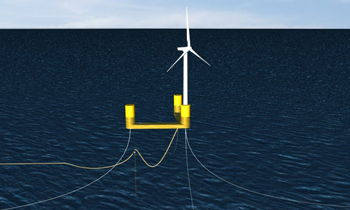 Four floating platform designs will be tested by the Forward project