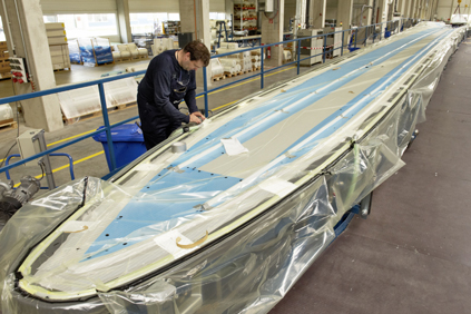 The facility will be able to test blades, such as this Nordex product (pic Jan Oelker)