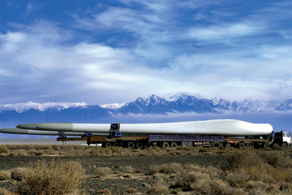 Delivering power. Wind is an essential part of China's growth plan
