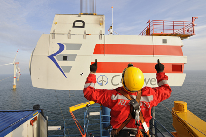 The Nordsee Ost project uses Repower 5M turbines 