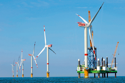 Part of Belgium's wind energy output comes from the Thornton Bank wind farm