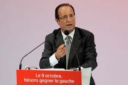 French president Francois Hollande... good news for wind? 