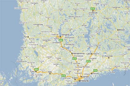 Kristiinankaupunki is on Finland's western coast