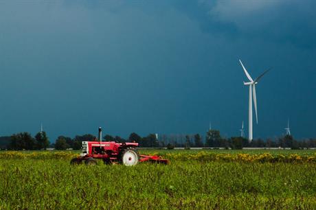 Comber wind farm in Ontario (photo:Sharon Drummond)