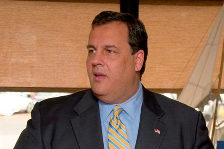 New Jersey governor Chris Christie 