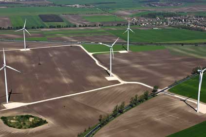 Iberdrola's 50 MW Kisigmand wind farm, made up of 2 MW Gamesa turbines.  Iberdrola is currently constructing 74 MW in Hungary and is among the investors bidding in the 410 MW tender