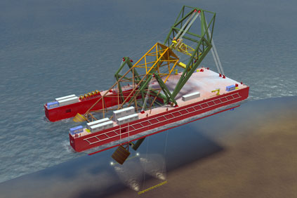 Barge...Ingenium AS Oslo undertaking model tests