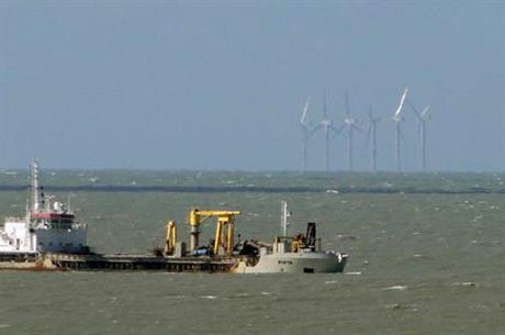 The Thornton Bank wind farm uses Repower 5MW turbines