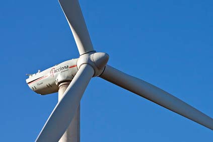 The factory will make hubs for Acciona's AW3000 turbine