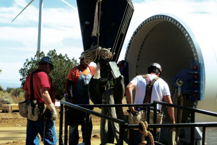 Turbulent times. US employees of wind developers could be facing a precarious future