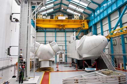 Siemens' wind power training centre in Newcastle