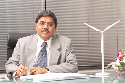 Suzlon chairman Tulsi Tanti... profits reduced by Debt problems, Chinese grid delays and a monsoon 