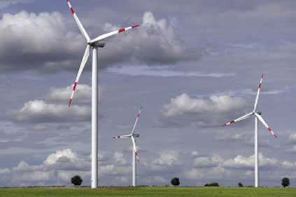 The new turbine has a 15% increase power output compared to the previous 2.5MW turbine (pictured)