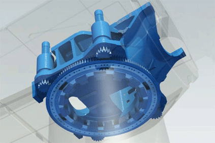 The Yaw system used on Nordex's Gamma turbine