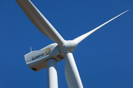 The project uses Gamesa 2MW turbines 