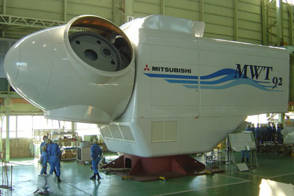 The nacelle for the 2.4MW machine