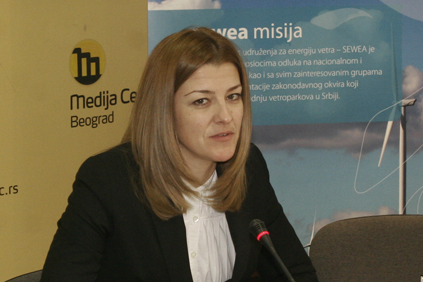 Maja Turkovic, president of the Serbian Wind Energy Association (SEWEA).