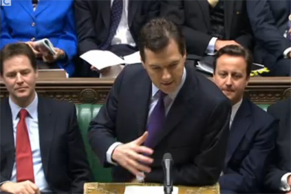 George Osbourne chancellor of the exchequer announced the GIB plans in today's budget