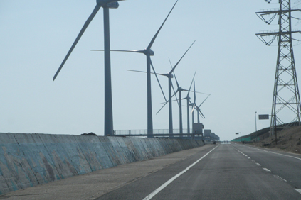 The Kamisu wind farm on Japan's east coast withstood the tsunami