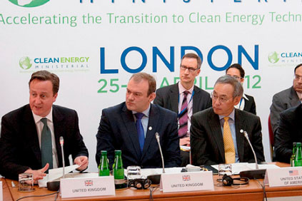 UK prime minister David Cameron (left) (pic Emma Blackman)