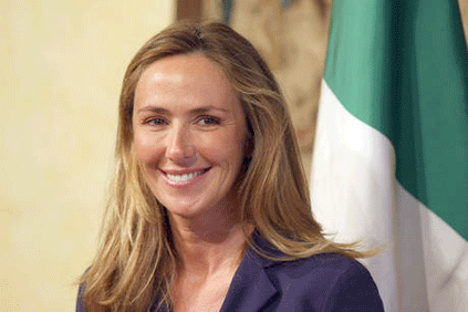 Italy's minister of the environment, Stefania Prestigiacomo