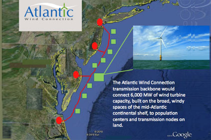 The AWC will eventually run from New Jersey to Virginia