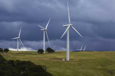 A wind farm in South Ayrshire, Scotland. The bulk of UK projects waiting to be connected are in the country
