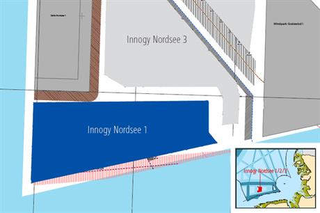 The projects are based near the island of Juist in the North Sea