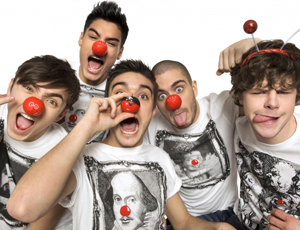 The Wanted supporting Red Nose Day
