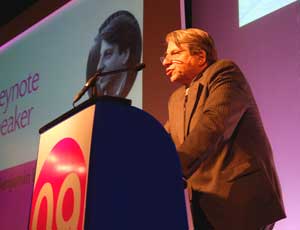 Benjamin Barber addresses the NCVO conference in London