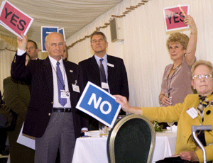People with Parkinson's let Parliamentarians know the score