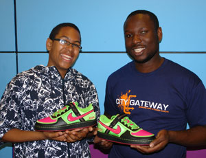 Sole mates: Miller and Ashie