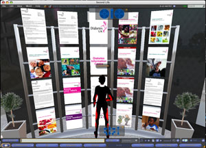 Diabetes UK's Second Life digital tour