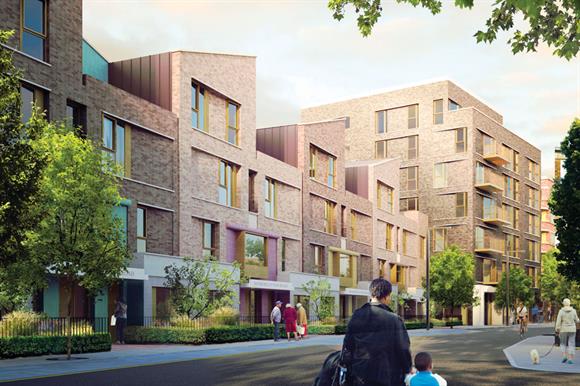 An artist's impression of how the development will look