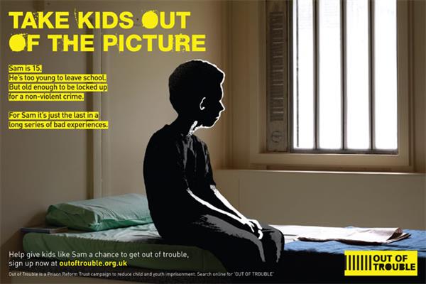 Prison Reform Trust ‘take kids out of the picture’ by Pd3