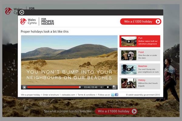 Visit Wales 'for proper holidays' Kitcatt Nohr Alexander Shaw