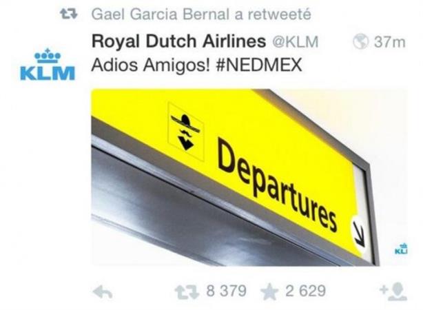 KLM's tweet: Removed after backlash