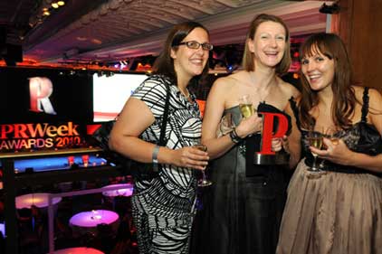 Revellers: PRWeek Awards 2010