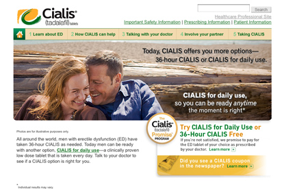 cialis advertising agency
